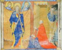 Homme priant devant Jesus